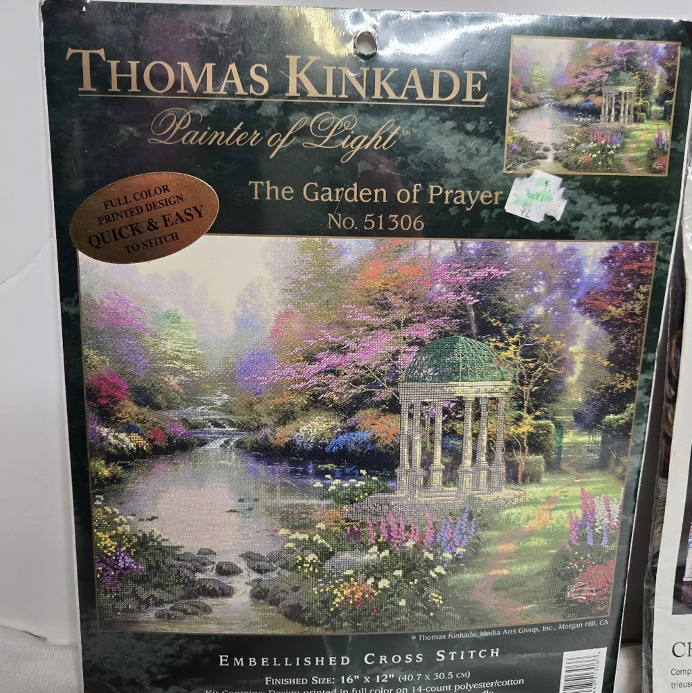 NEW Vintage‎ cross stitch Thomas Kinkade Dimensions unopened craft kits